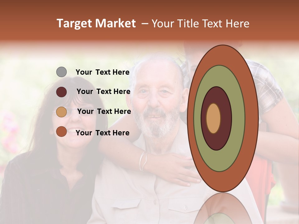 Mother Old Happy PowerPoint Template