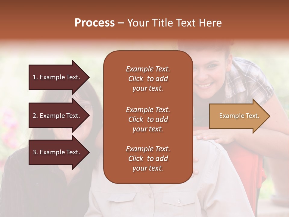 Mother Old Happy PowerPoint Template