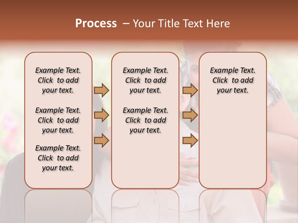 Mother Old Happy PowerPoint Template