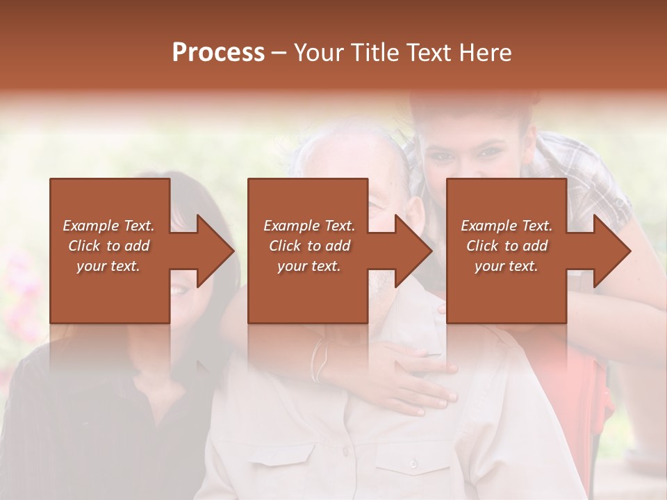 Mother Old Happy PowerPoint Template