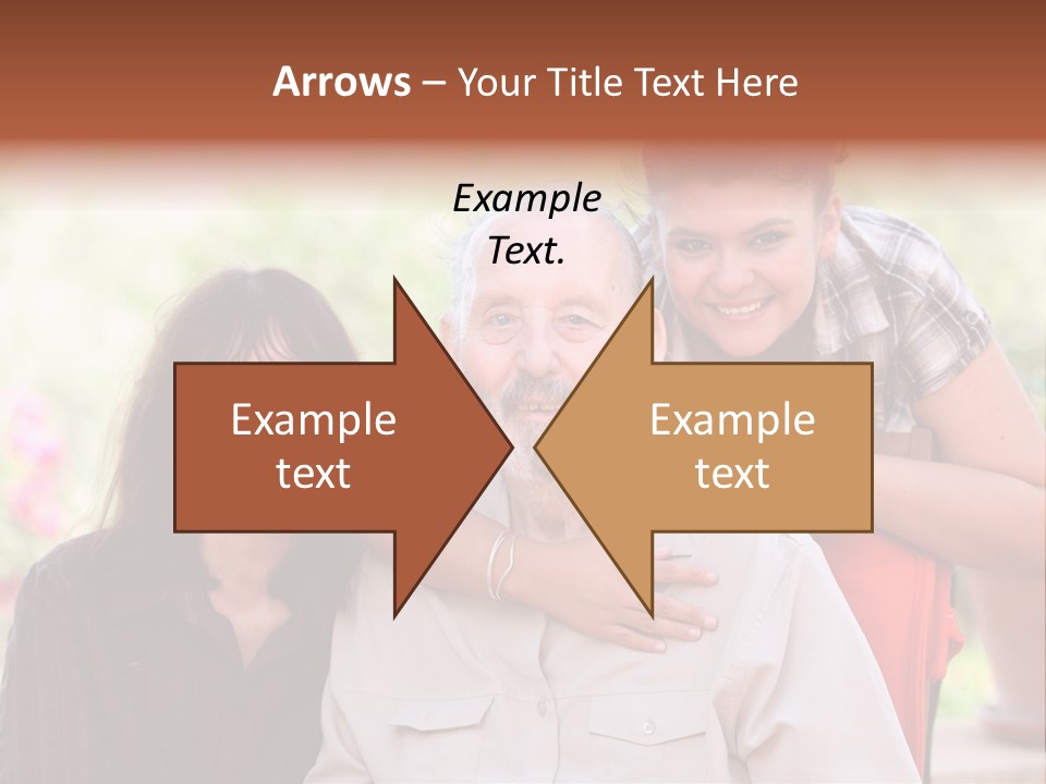 Mother Old Happy PowerPoint Template