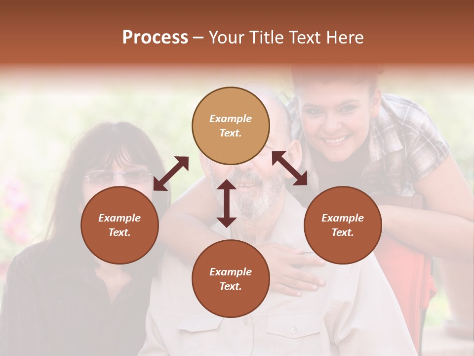 Mother Old Happy PowerPoint Template