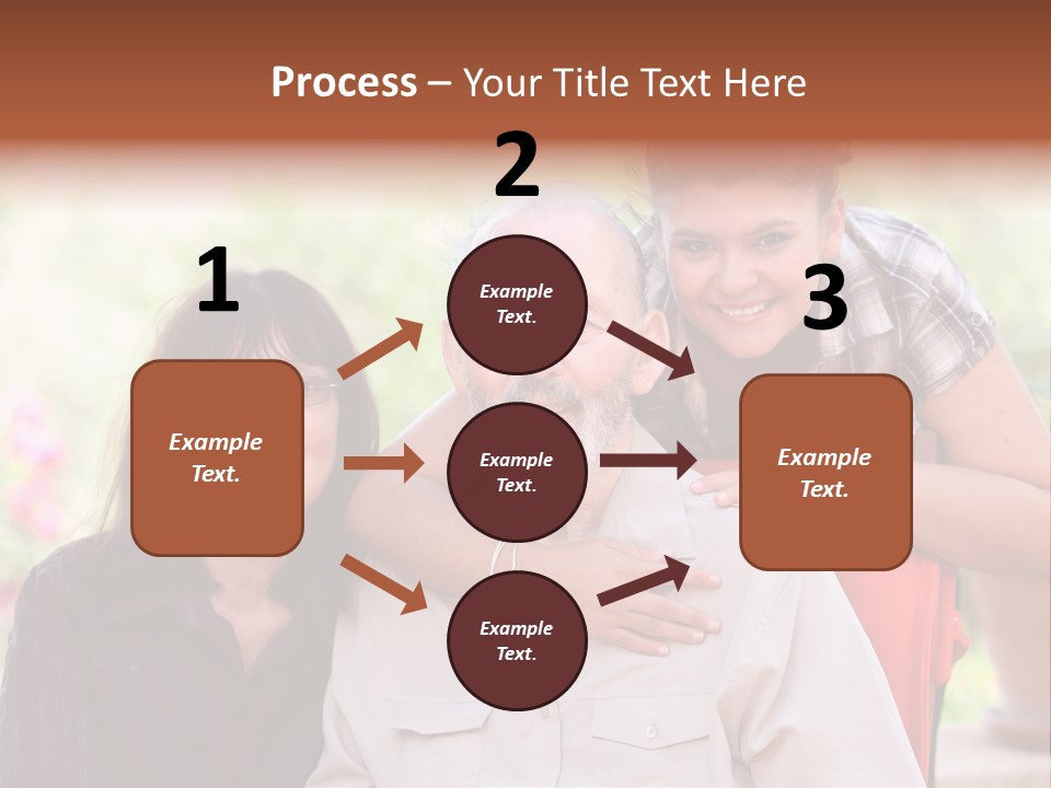 Mother Old Happy PowerPoint Template