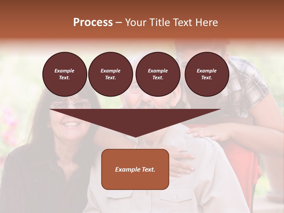 Mother Old Happy PowerPoint Template