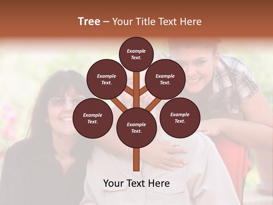 Mother Old Happy PowerPoint Template