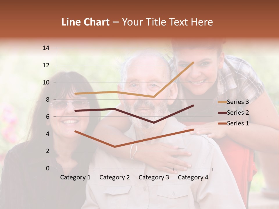 Mother Old Happy PowerPoint Template