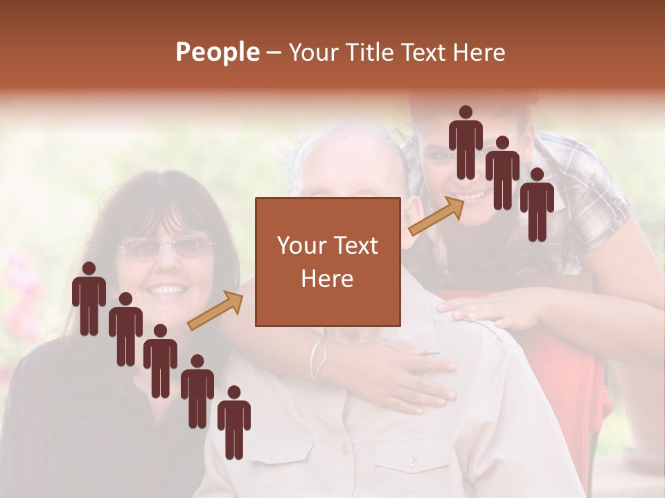 Mother Old Happy PowerPoint Template