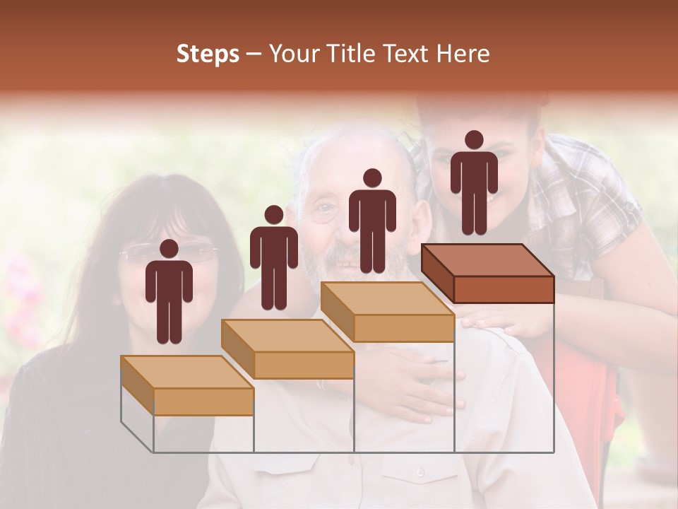 Mother Old Happy PowerPoint Template