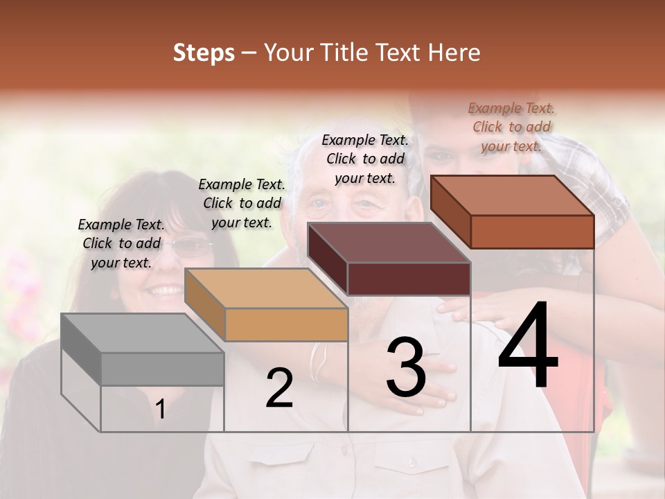 Mother Old Happy PowerPoint Template