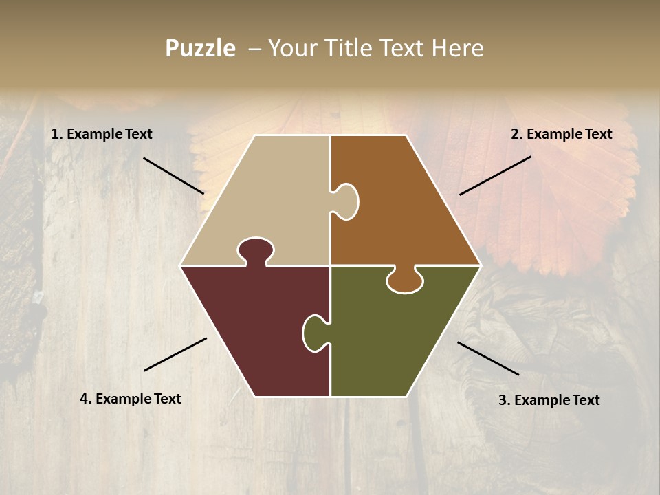 Empty Backdrop Wood PowerPoint Template