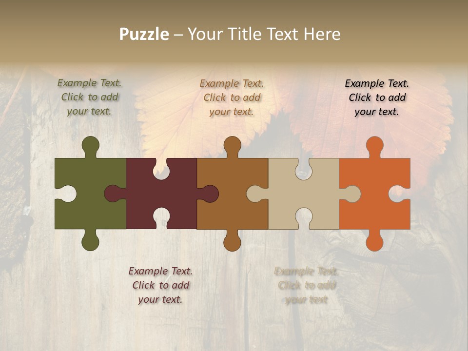 Empty Backdrop Wood PowerPoint Template