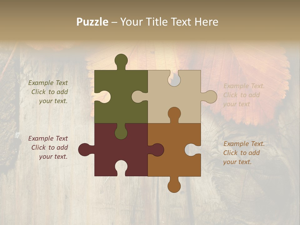 Empty Backdrop Wood PowerPoint Template