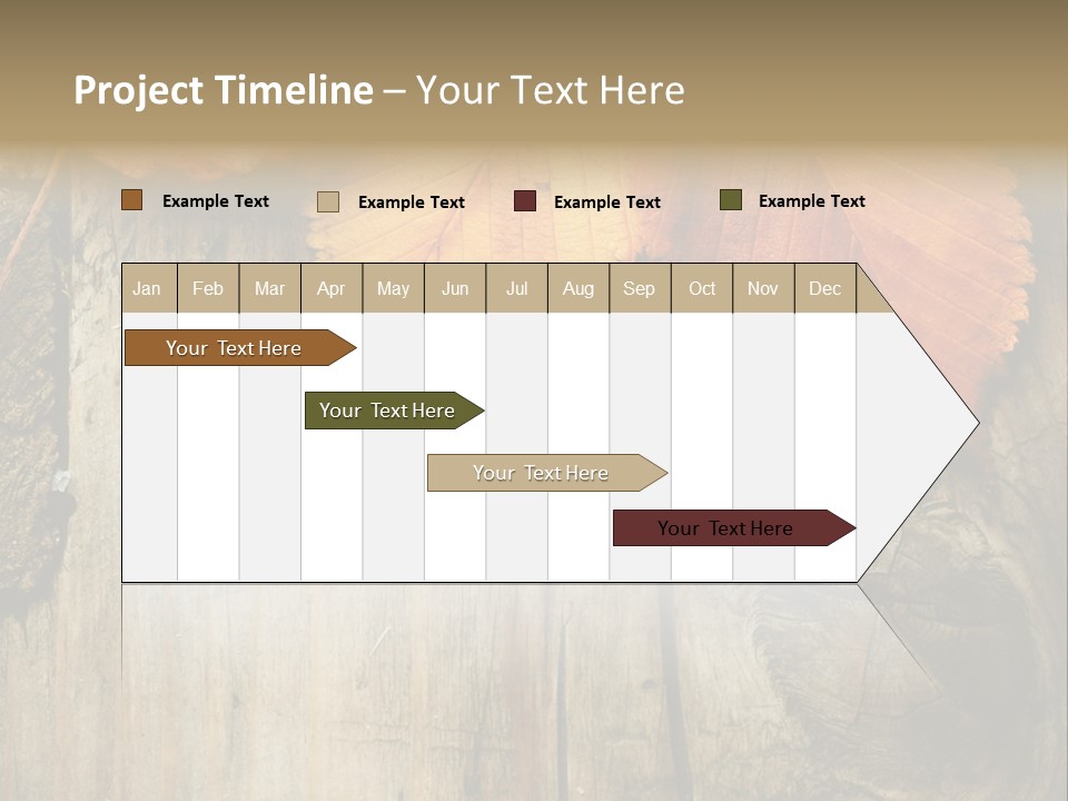 Empty Backdrop Wood PowerPoint Template
