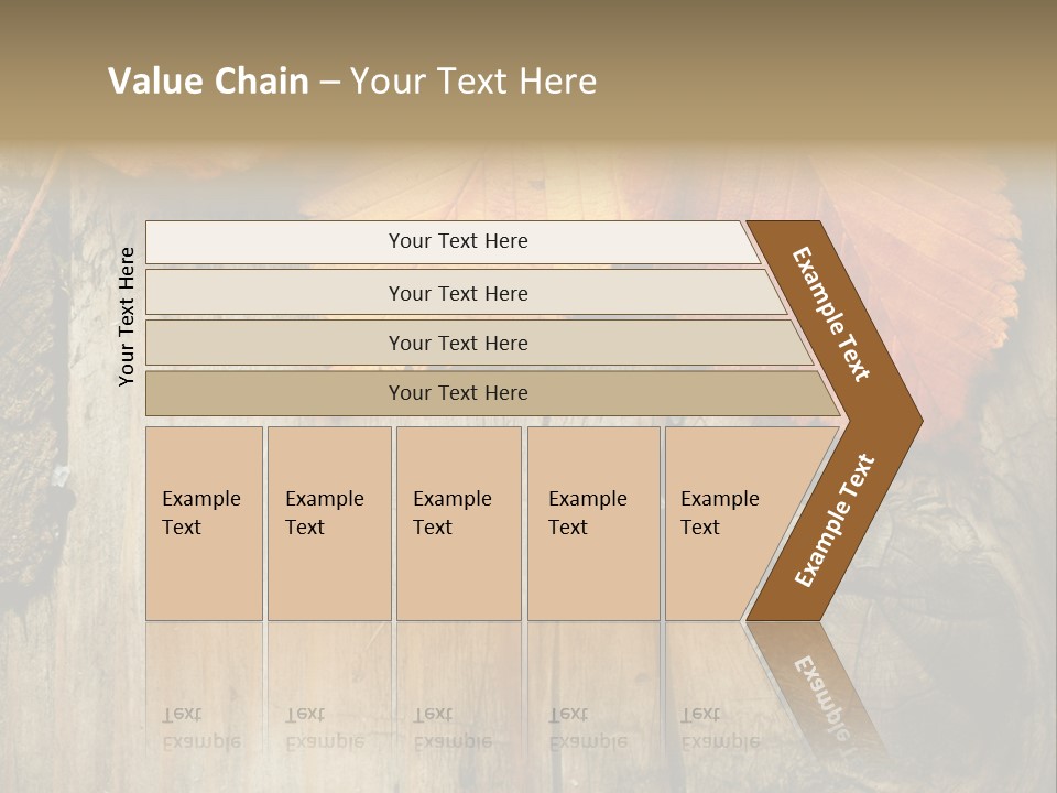 Empty Backdrop Wood PowerPoint Template