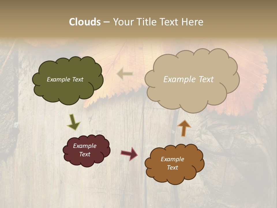 Empty Backdrop Wood PowerPoint Template