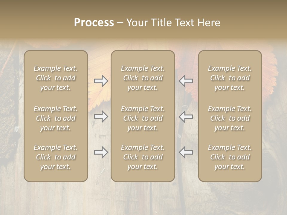 Empty Backdrop Wood PowerPoint Template
