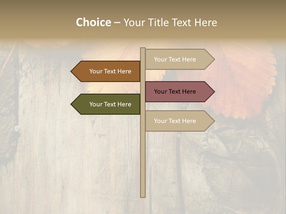 Empty Backdrop Wood PowerPoint Template