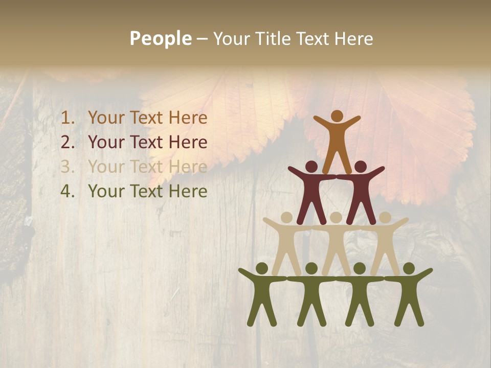 Empty Backdrop Wood PowerPoint Template