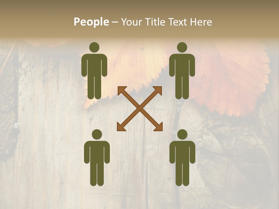 Empty Backdrop Wood PowerPoint Template