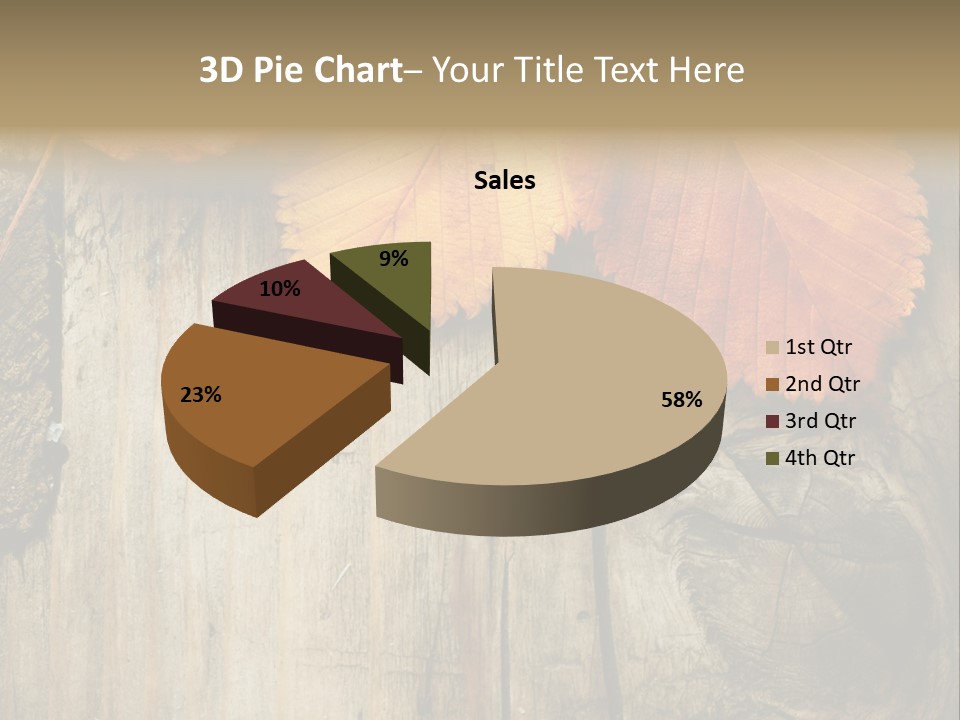 Empty Backdrop Wood PowerPoint Template