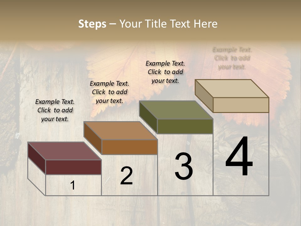 Empty Backdrop Wood PowerPoint Template