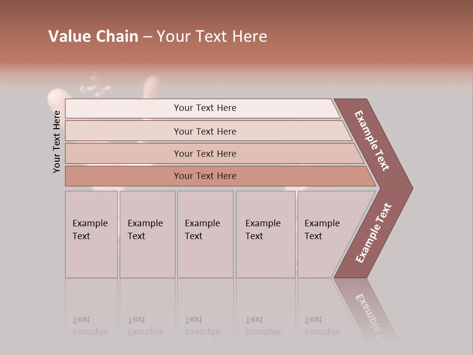Raised Image Caucasian PowerPoint Template