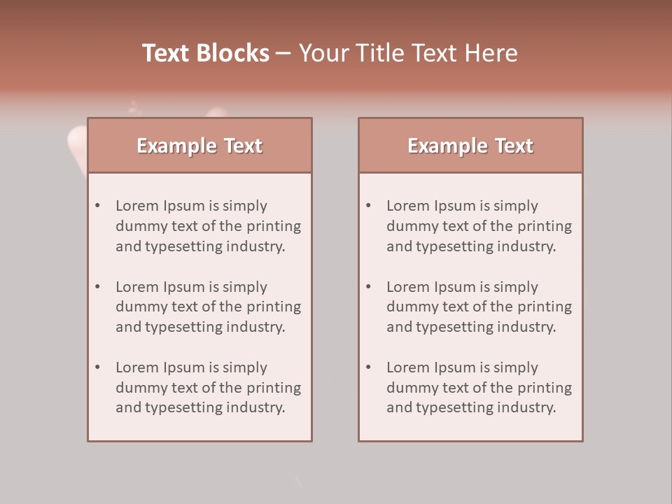 Raised Image Caucasian PowerPoint Template