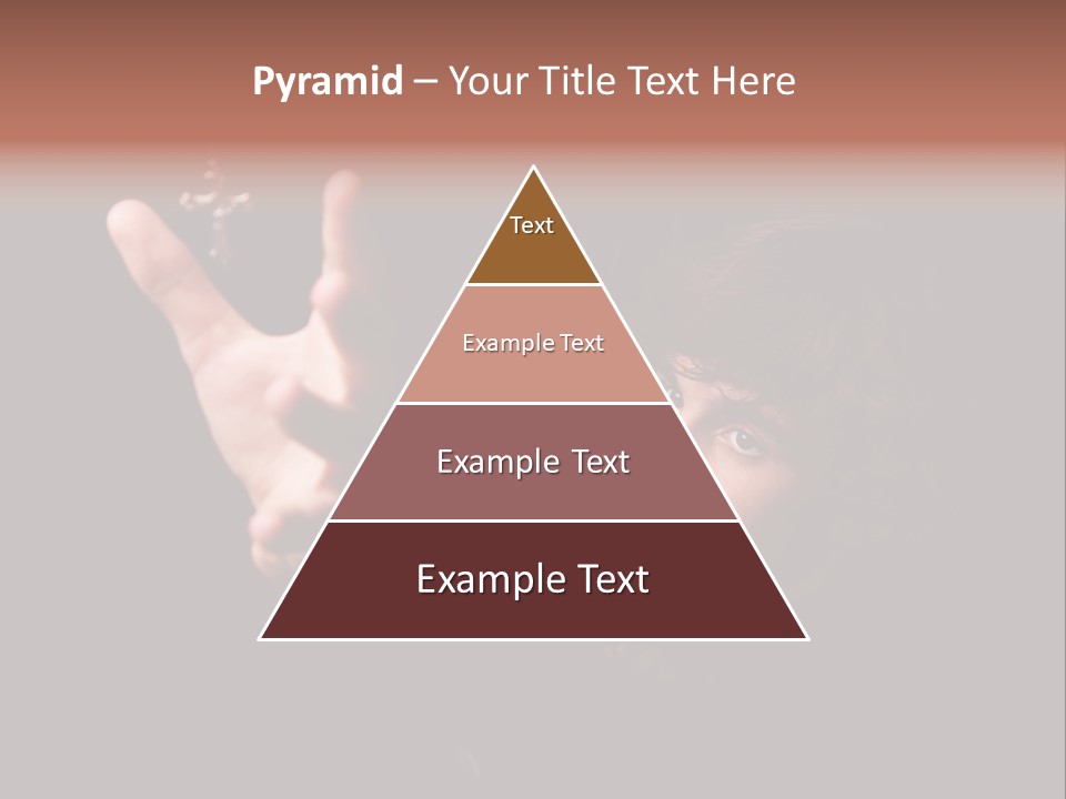 Raised Image Caucasian PowerPoint Template