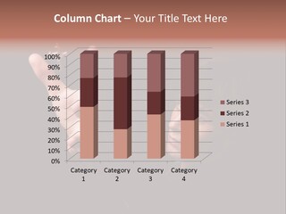 Raised Image Caucasian PowerPoint Template