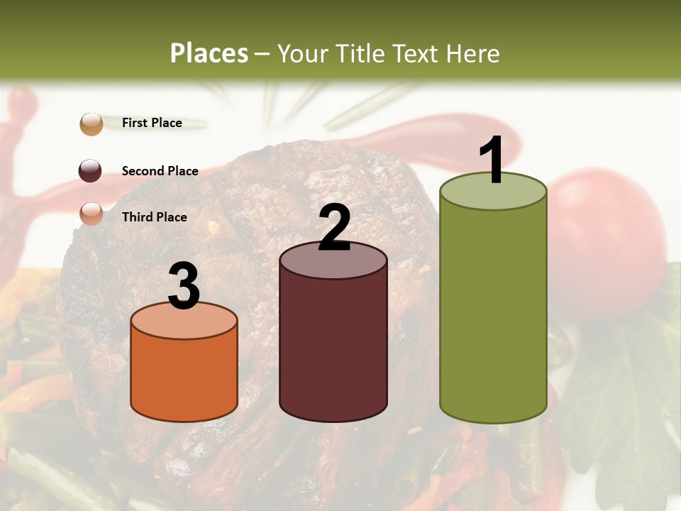 Steak Beans Meat PowerPoint Template