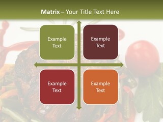 Steak Beans Meat PowerPoint Template