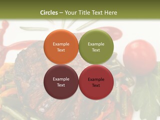 Steak Beans Meat PowerPoint Template