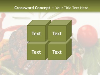 Steak Beans Meat PowerPoint Template