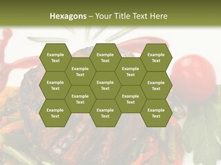 Steak Beans Meat PowerPoint Template
