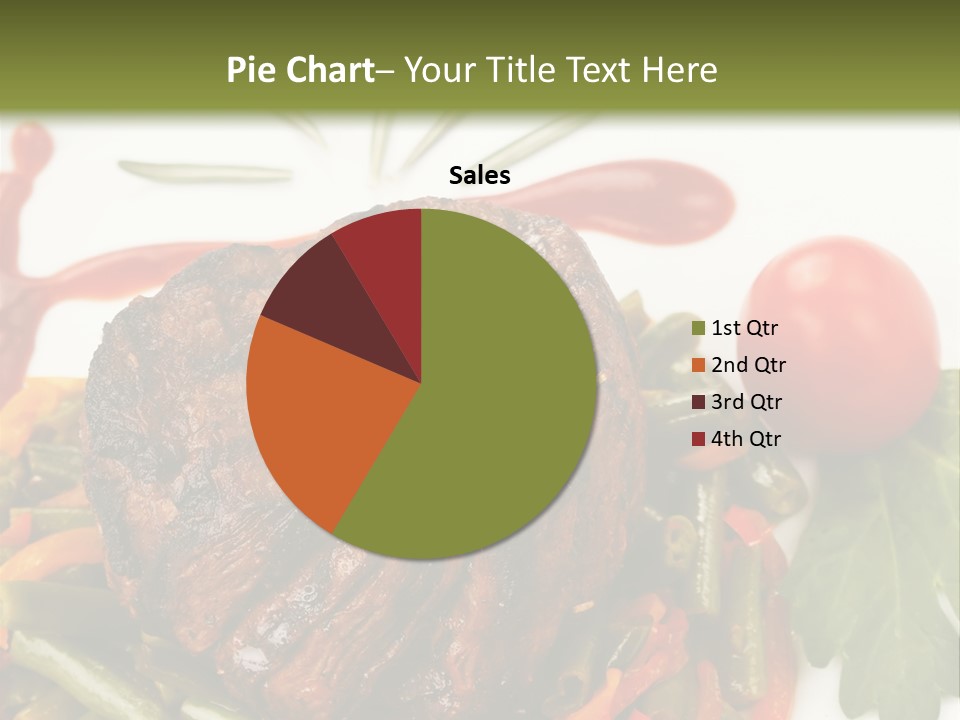 Steak Beans Meat PowerPoint Template