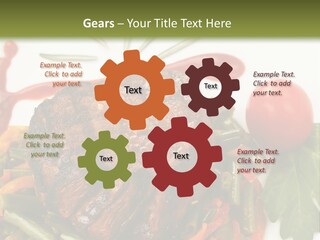 Steak Beans Meat PowerPoint Template