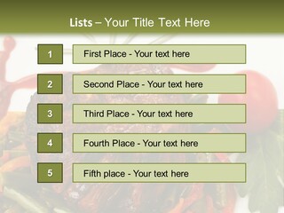 Steak Beans Meat PowerPoint Template