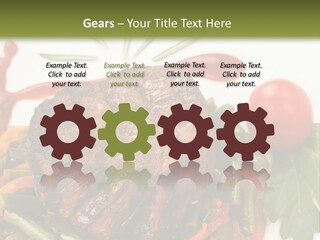 Steak Beans Meat PowerPoint Template
