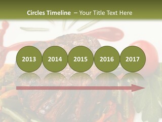 Steak Beans Meat PowerPoint Template