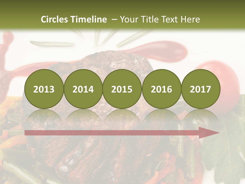 Steak Beans Meat PowerPoint Template