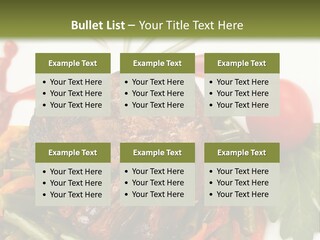 Steak Beans Meat PowerPoint Template