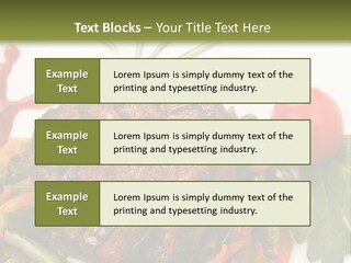 Steak Beans Meat PowerPoint Template