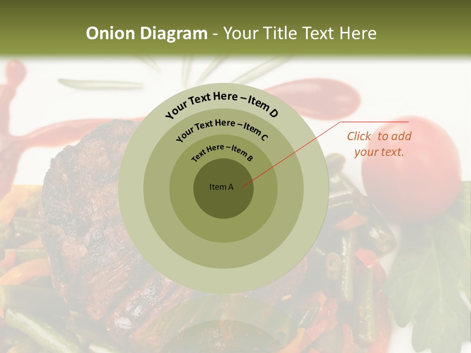 Steak Beans Meat PowerPoint Template