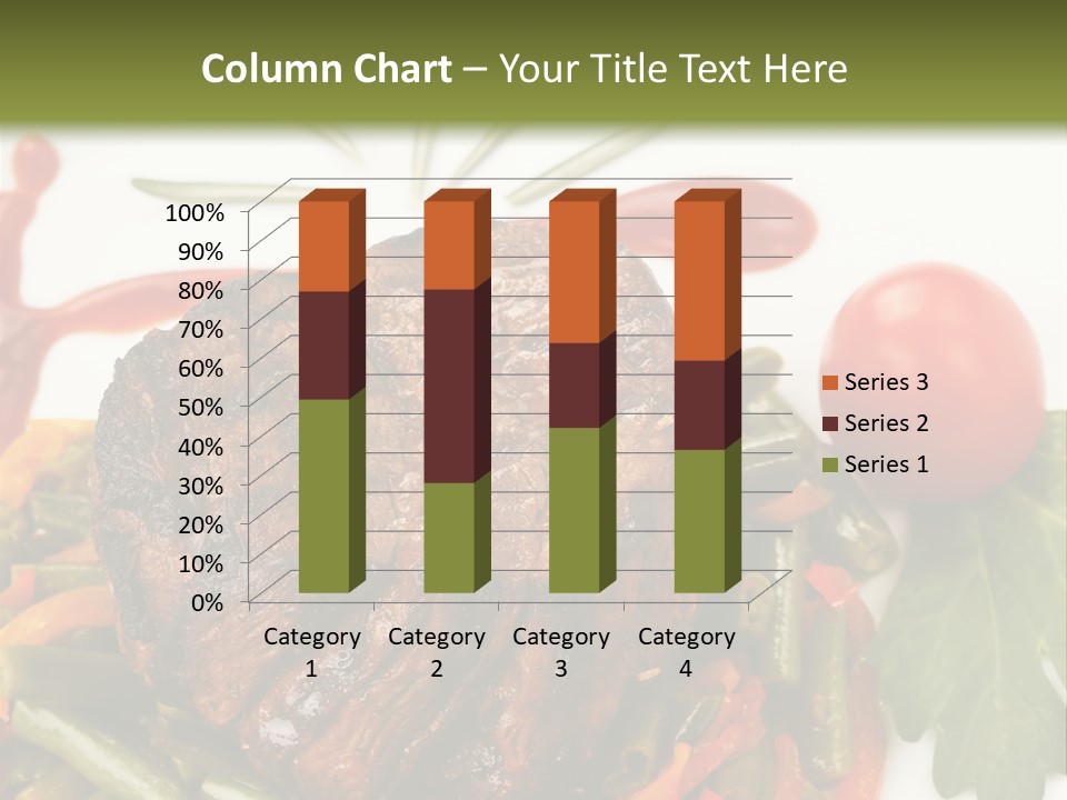 Steak Beans Meat PowerPoint Template