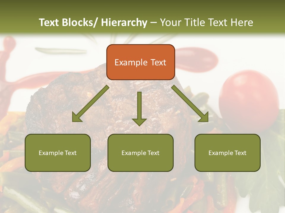 Steak Beans Meat PowerPoint Template