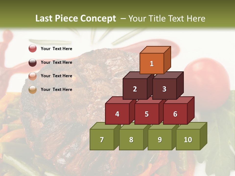 Steak Beans Meat PowerPoint Template