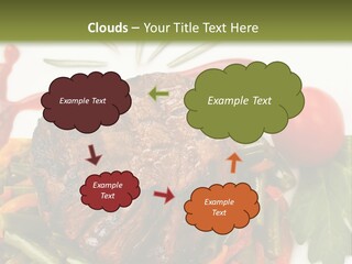 Steak Beans Meat PowerPoint Template