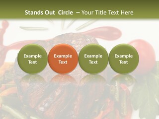 Steak Beans Meat PowerPoint Template