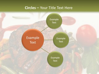 Steak Beans Meat PowerPoint Template
