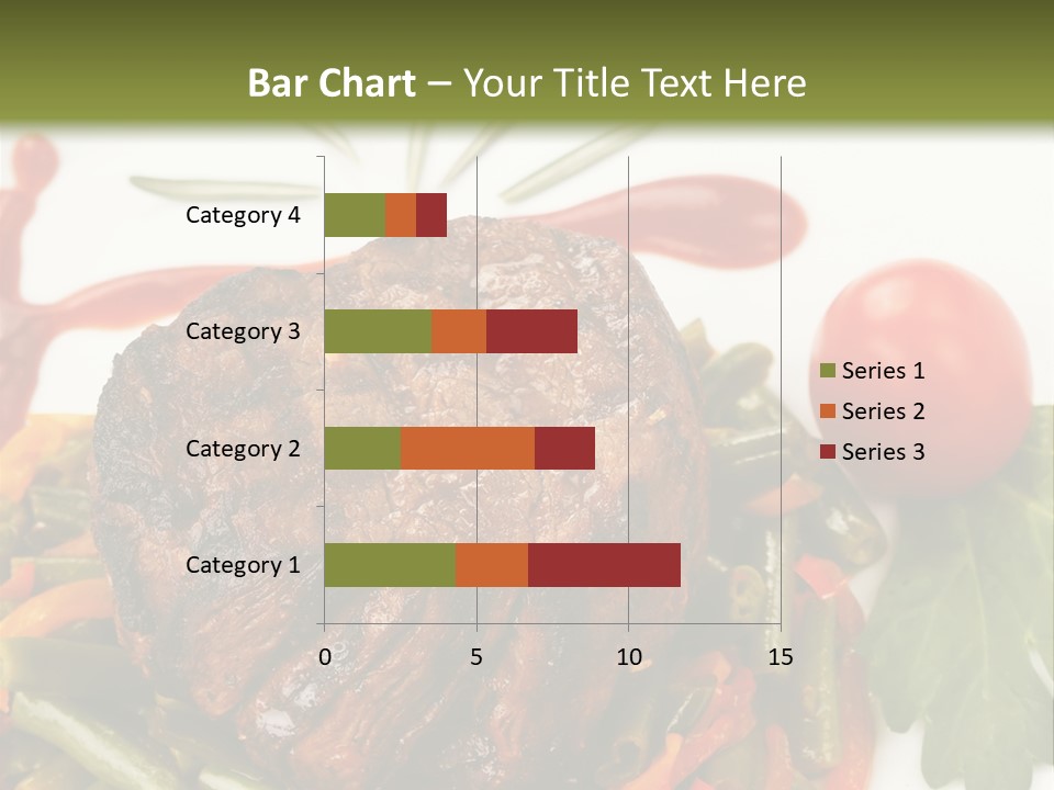 Steak Beans Meat PowerPoint Template